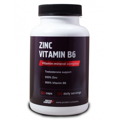  Protein Company Zinc + Vitamin B6 120 c