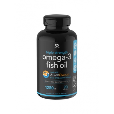 Антиоксидант Sports Research omega-3 fish oil 1250 мг 90 капсул