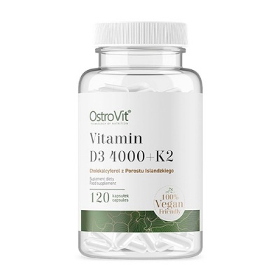  OstroVit Vitamin D3 4000 + K2 VEGE 120 