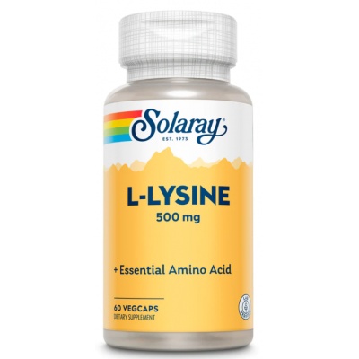 Аминокислота Solaray L-Lysine 500 мг 60 таблеток