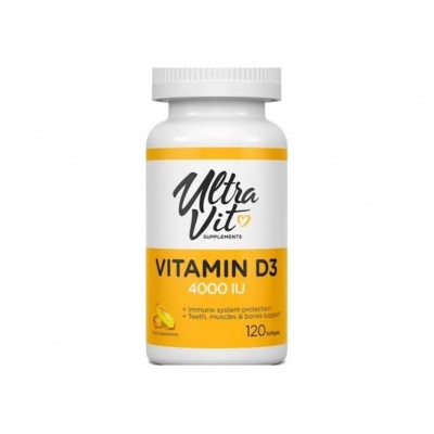 Витамины UltraVit Vitamin D3 4000 120 капсул