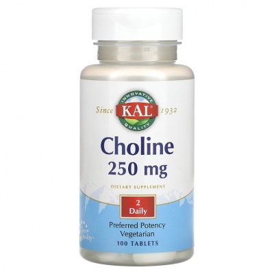 Витамины KAL Choline 250 мг 100 таблеток