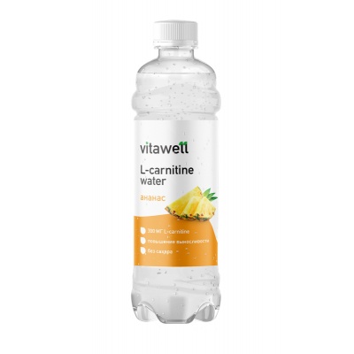 Напиток Fitness Food Factory Vitawell L-carnitine water 500 мл